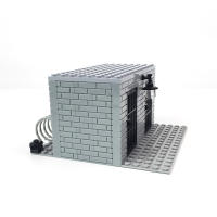 Bloques De Construcción DIY Con Alambre De Espinas Escena Militar Prisión Célula Pequeña Pieza Bloques De Plástico ABS Compatibles Con Lego Para Adultos - details 8