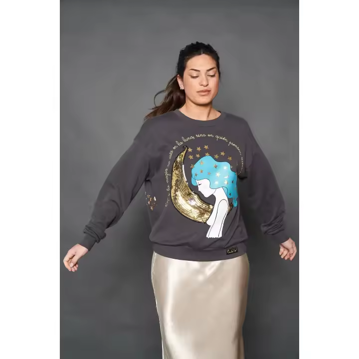 Anabel lee Marcas Mujer Ropa Sudaderas  Sudadera - Anabel Lee - Luna - 1