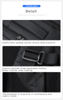 Mochila Multifuncional Fenruien Para Hombres Moda Negocios Clásica De Viaje Alta Calidad Ajuste Para Portátil De 17.3 Pulgadas - details 15