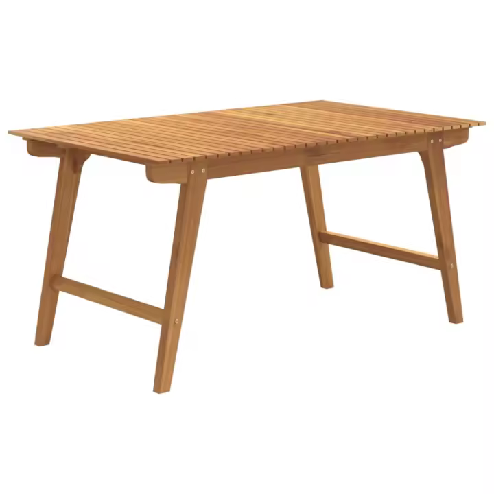 Mesa de Jardín Madera maciza de Acacia 150x90x75 cm - 1