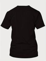 Camiseta De Algodón 100% Para Hombre Verano Estampado De Letra a Cuello Redondo Manga Corta Ajustada Suelta Casual - details 7