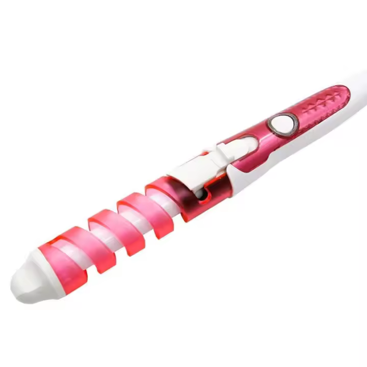 Frasco De Cabello Para Mujer Nueva Moda Alta Gama Portátil Rizador De Espiral Automático Fácil De Operar Tijeras Onduladas - 1