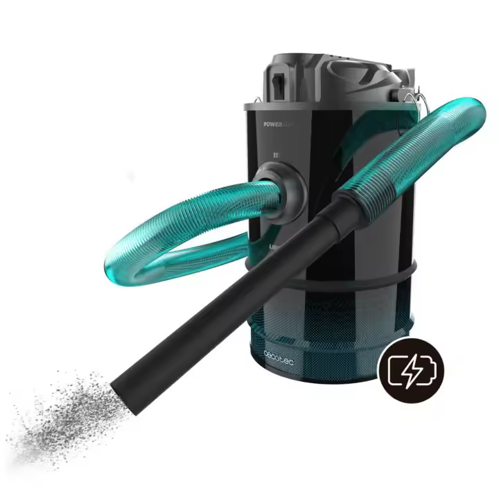 Conga Ash 7000 Liberty Aspirador de cenizas de 15L, 120 W de potencia gran autonomía gracias a su batería de 18V - 1