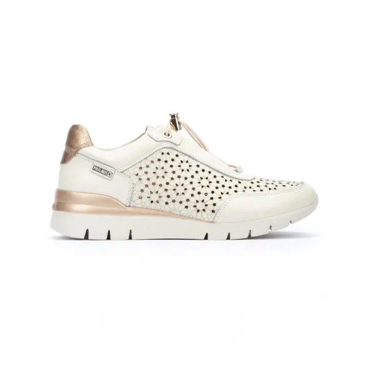 PIKOLINOS W4R-6584C909 Sneakers mujer 34437 25V CASUAL SPORT CALADO NATA - 1