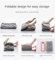 Almohada De Pie Inflable Para Viaje Y Oficina Almohada De Descanso Para Pies Con Soporte De Pierna Rectangular De Poliéster 100% - details 12