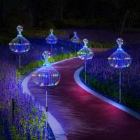 Lámpara De Jardín Solar LED Con Efecto De Fuego Decoración De Paisaje Exterior Fuente De Energía Solar Incluye Palillo De Instalación - details 3