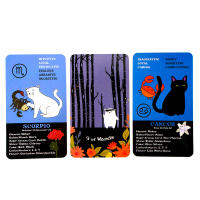 Tarot Del Gato Floreciente Herramientas De Divinación Para Niveles De Habilidad Diferentes Cartas De Tarot Para Principiantes Juego De Cartas Tema De Animales Y Naturaleza - details 4