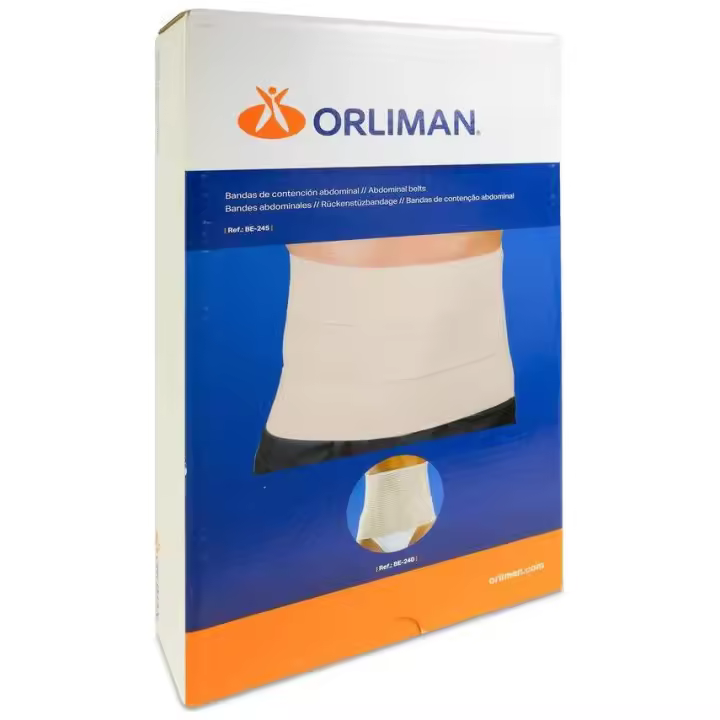 Orliman Banda Elástica Abdominal Be-240 Talla 6, 1 Unidad - 1