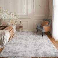 Alfombra de felpa gris para sala de estar, alfombrillas mullidas antideslizantes, decoración del hogar, alfombras de terciopelo suave, manta para habitación de niños - detalles 10