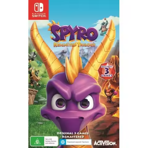 Spyro Reignited Trilogy (Incluye 3 Juegos) Juego para Consola Nintendo Switch [PAL ESPAÑA] - 1