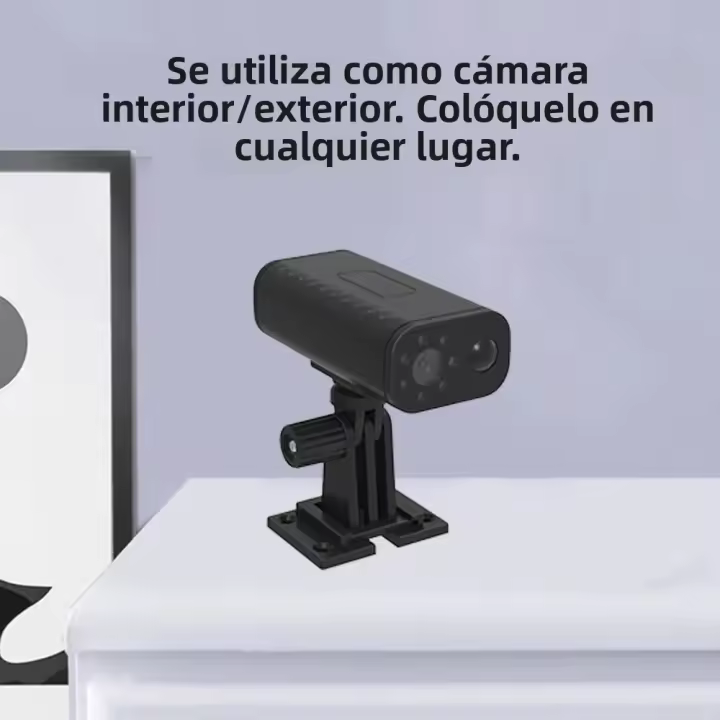 Cámara De Seguridad Inteligente Para El Hogar Mini WiFi Inalámbrica Impermeable Con Vigilancia Remota Y Detección De Humanos Modo Descanso Para Interior Y Exterior - 1