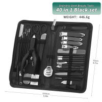 Kit De Manicura Y Pedicura En 1 Para Hombres Y Mujeres Herramientas De Cuidado De Uñas Y Pies Kit De Aseo De Manos Y Pies De Acero Inoxidable - details 12