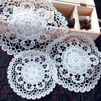 Mantelera De Encaje Con Bordado De Flores Resistente Al Calor 20/30/40cm Cojín Para Taza Decoración De Hogar Para Bodas Y Fiestas Moderno - details 7