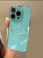 Funda De Teléfono Electroplated Frame Con Espalda De Vidrio Para iPhone 17 pro Max Compatible Con 15 14 13 16 12 Lentes Anti Caída 11 Protectora - details 2