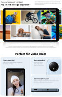 Tableta Xiaomi Redmi Pad SE 8.7 Tablet, Versión Wifi,4GB+128GB|6GB+128GB, Pantalla 8,7" 90Hz con protección eye-care, pequeña y portátil, Batería 6650 mAh con carga rápida 18W, Cámara trasera 8 MP+ frontal 5 MP, Dolby Atmos®, HyperOS - details 8