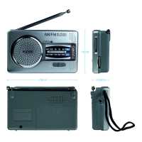 Ociodual Radio de Mano BC-R2033 Analógica Mini Sintonizador AM/FM Altavoz Integrado Conector para Auriculares Jack 3.5mm - details 3