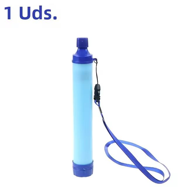 Filtro De Purificador De Agua Para Exteriores De Emergencia Para Camping Y Senderismo Portátil Adecuado Para Ríos Lago Y Ambiente Al Aire Libre - 1