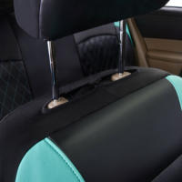 Funda de asiento de Coche de Ocho plazas con borde de Diamantes de una sola Línea, Cuero syntético, Cuero artificial - details 11