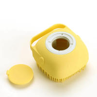 Set De Cepillo Y Champú Para Mascotas De Silicona Suave Con Almacenamiento Integrado Herramienta De Aseo Doble Cara Para Perros Y Gatos - details 11