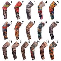 1Pcs Protección Solar Para Braza Deporte Al Aire Libre Fundas De Brazo Floral Para Verano Refrescantes Y Con Diseño De Tatuaje Cubierta UV Para Baloncesto Unisex - details 4