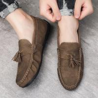Zapatos Casuales Para Hombre En Cuero Ligeros Y Transpirables Mocasines Clásicos Para Conducir Y Caminar Comodidad SLIP-ON Para Primavera/Otoño - details 17