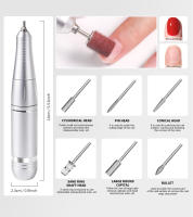 Taladro De Uñas Recargable 45000RPM Máquina De Pulido Profesional Bajo Ruido Herramienta De Polvo De Uñas Para Pintura De Gel - details 5