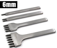 Herramienta De Perforación Para Cuero Con Espaciado De 3/4/5/6mm Herramientas De Costura Y Perforación DIY De Metal Prong 1/2/4/6 - details 5