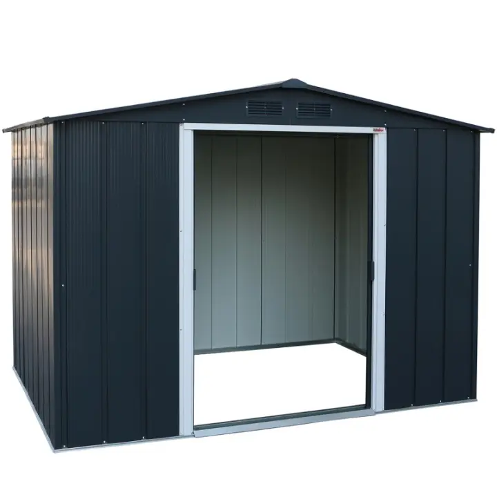 Duramax - caseta jardín - ECO ALTEA 8X6 - Metal - color gris antracita - 1