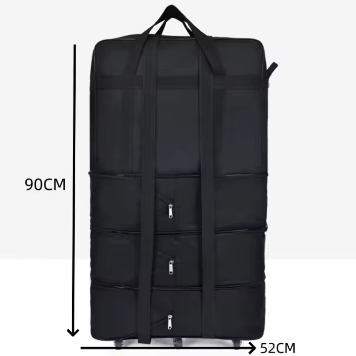 MIRAMAX - Bolsa de Viaje Plegable de Gran Capacidad con Ruedas - 1