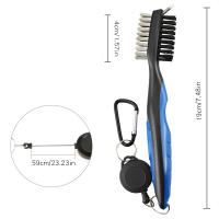 Kit De Limpieza Para Golfe Con Cepillo Y Estuche Protector Putter Wedge Limpiador De Ranuras De Bola Herramienta Doble Cara - details 2
