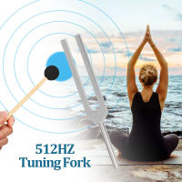 Horcajuela De Alerón De Aleación De Aluminio 512Hz Para Sanación Sonora Y Meditación Con Bolsa De Velours Linterna De Limpieza - details 0