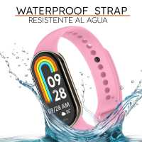 Ociodual Correa de Recambio Compatible con Xiaomi Mi Band 9 y Mi Band 8, de color Rosa Palo, Repuesto de Silicona Suave Flexible Sport Goma Transpirable - details 5