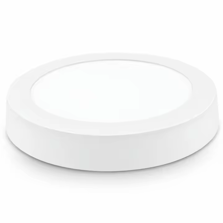 DOWNLIGHT LED DE SUPERFÍCIE REDONDO BRANCO MATEL 6W QUENTE - 1