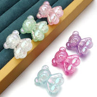 5pcs Cuentas De Acrílico En Forma De Oso Estallido 26x31mm Colores Mixtos Espaciadores Para Pulseras Llaveros Accesorios De Joyería DIY - details 5