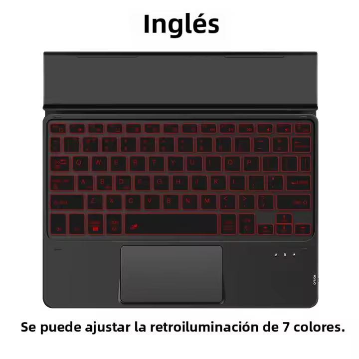 Teclado Bluetooth Plegable HUWEI Con Touchpad Y Iluminación Para IOS Android Windows iPad Tableta Teléfono Xiaomi Huawei - 1