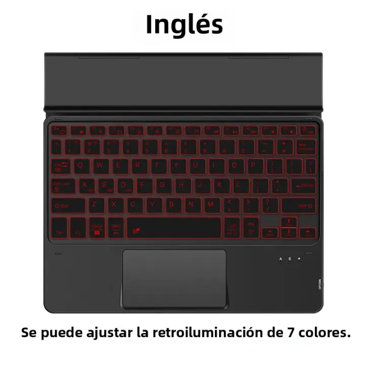 Teclado Bluetooth Plegable HUWEI Con Touchpad Y Iluminación Para IOS Android Windows iPad Tableta Teléfono Xiaomi Huawei - 1