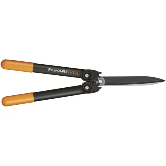 Fiskars 1000596 Tijera corta setos con  sistema central de piñones HS72 - 1
