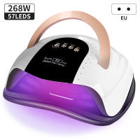 Lámpara UV LED para Secado de Uñas Lámpara de Manicura con Pantalla LCD 57/36LED 268/120W Lámpara UV para Esmalte de Gel Marca Producto para Belleza - details 1