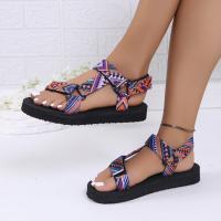 SP Nuevas sandalias de Playa de estil étnico con Velcro y Suela Gruesa de verano a juego para Mujer Talla 43. - details 7