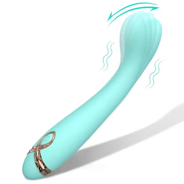 Vibrador Curvo Punto G para Mujer, Estimulador Vaginal 9 Modos, Juguete Sexual Recargable USB, Silicona Suave Impermeable IPX7 - 1