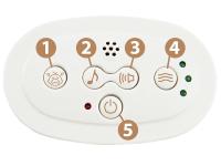 Twinly – Hamaca Bebé evolutiva con Detección de llanto y Vibración blanca automática hasta 18kg CUDDLY Plegable, Columpio silla mecedora balancín y hamaquita Balanceo Ergonómica recién nacido 0+m - details 1