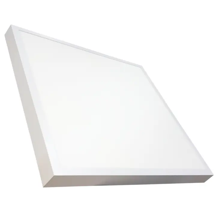 LED ATOMANT Plafón LED Cuadrado Panel Superficie 60x60cm, 48W, CCT (Selector de Color Blanco Cálido, Neutro y Frío), 5500 lúmenes, Driver incluido, Alta eficiencia, Bajo consumo, Fácil instalación, Luz uniforme y potente, Diseño elegante y duradero, Ideal - 1