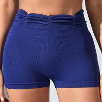 Shorts De Yoga Para Mujer Cintura Alta Sin Costuras Leggings De Ejercicio Transpirables Cómodos Y Estilizados - details 2