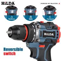 HILDA Mini Herramienta Eléctrica Sin Cable 12V 16.8V 21V Destornillador Eléctrico Con Batería De Litio Para Hogar DIY Velocidad Sin Carga 1600rpm Torque 22N.m - details 12