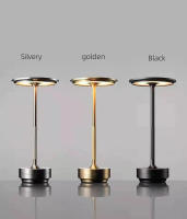 Lámpara De Mesa Recargable LED Con Sensor De Toque Luz Nocturna Sin Cable Para Lectura Decorativa Para Restaurante Hotel Bar Y Dormitorio - details 0
