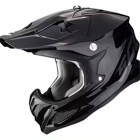 Casco Scorpion VX-22 AIR SOLID Negro    Raíz OUTLET MOTOSOTORE MARCAS Cascos Cross Enduro SCORPION - 1