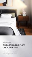 Lámpara De Pared LED Recargable Litu Con Imán Y Batería USB Luz Nocturna Para Dormitorio Corredor Estilo Moderno Aluminio Beige Negro - details 12
