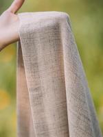 Japanese style thickened cotton and linen semi shading curtains for bedrooms, living rooms, and curtains - details 10