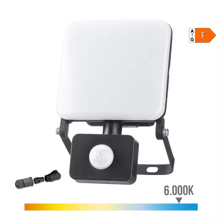 Edm Proyector LED 50W Sensor Movimiento Luz Fría - Potente Iluminación - 1