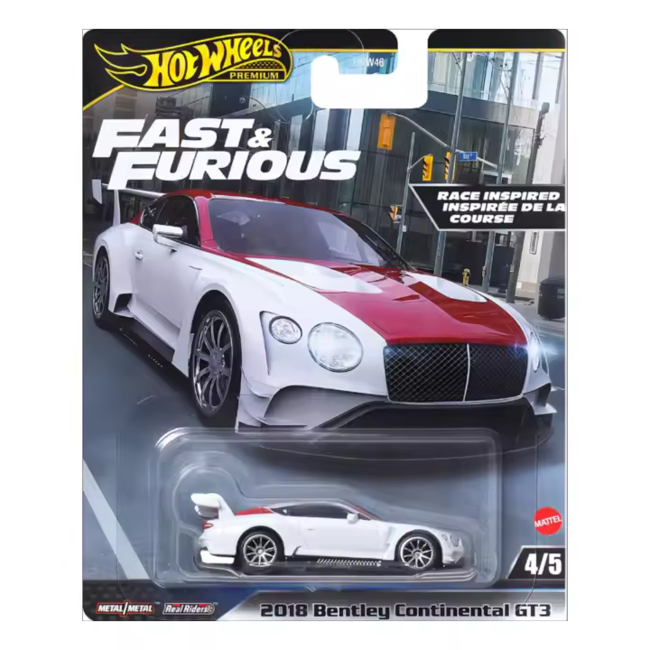 Hot Wheels Premium Fast & Furious 2018 Bentley Continental GT3 - 1
